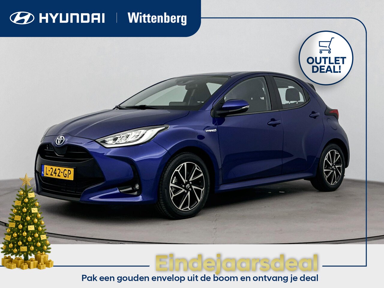Toyota Yaris - 1.5 HYBRID DYNAMIC | OUTLETDEAL! | NAVI | CLIMA | CRUISE | CAMERA | 16'' LM VELGEN | HYBRI - AutoWereld.nl