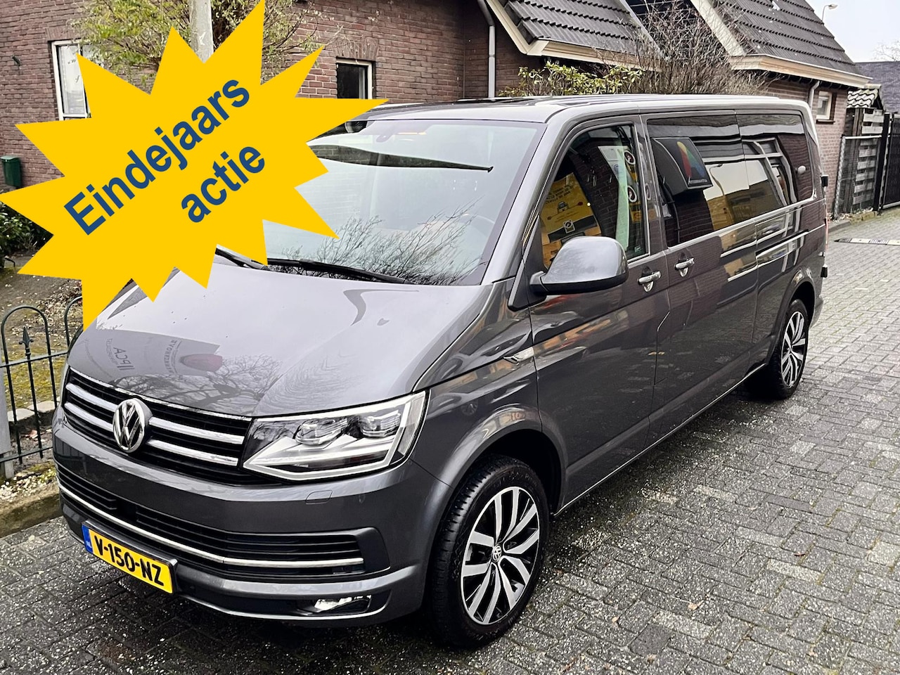 Volkswagen Transporter - 2.0 TDI L2H1 DC Highline Dubbel Cabine/Automaat/Zeer compleet T6 - AutoWereld.nl