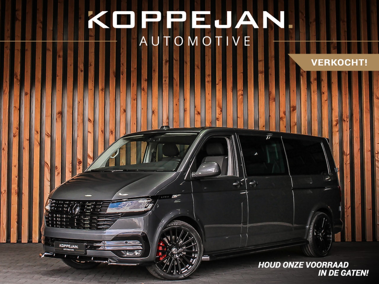 Volkswagen Transporter - 2.0 TDI 204PK DSG Bulli Dubbele Cabine | BPM VRIJ! | 2X SCHUIFDEUR MET SLUITHULP | ACC | S - AutoWereld.nl