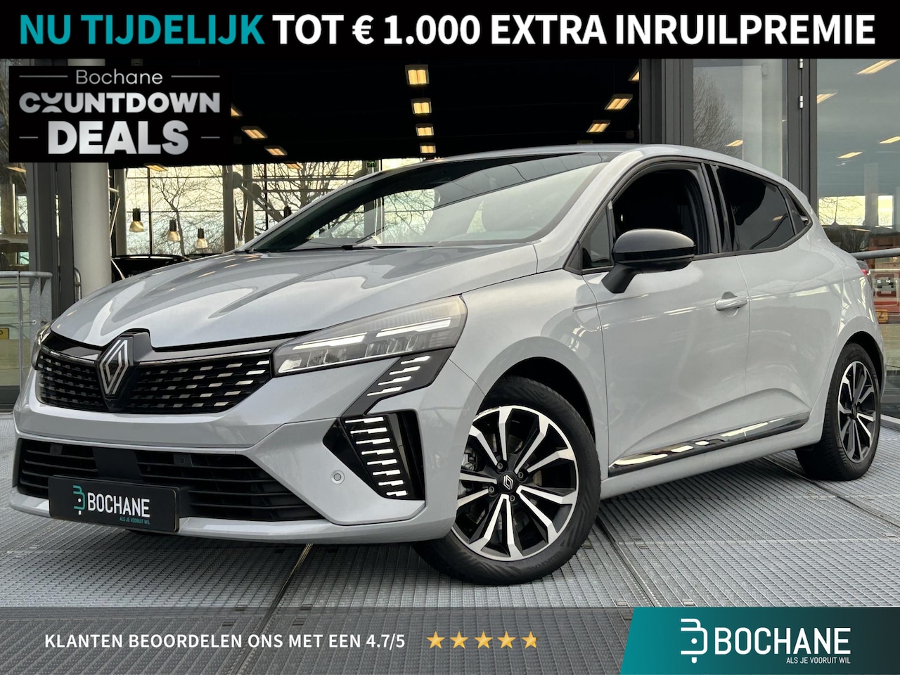 Renault Clio - 1.6 E-Tech Full Hybrid 145 techno | 360° Camera | Navigatie | Carplay/Android | All-Season - AutoWereld.nl