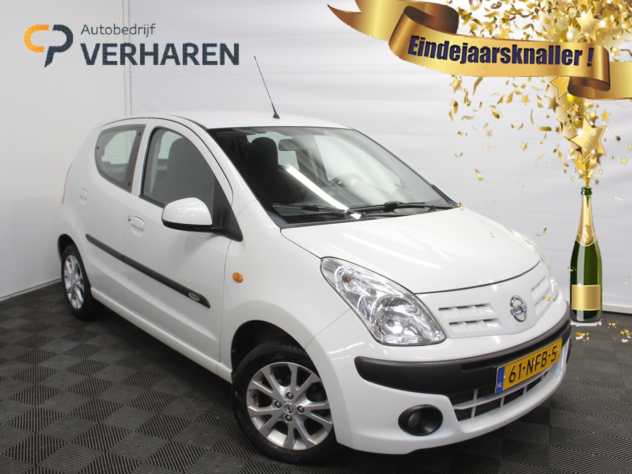 Nissan Pixo - 1.0 Look AIRCO | CENTRVERGR | LMV14 | STB | ELRMV | ISOFIX - AutoWereld.nl