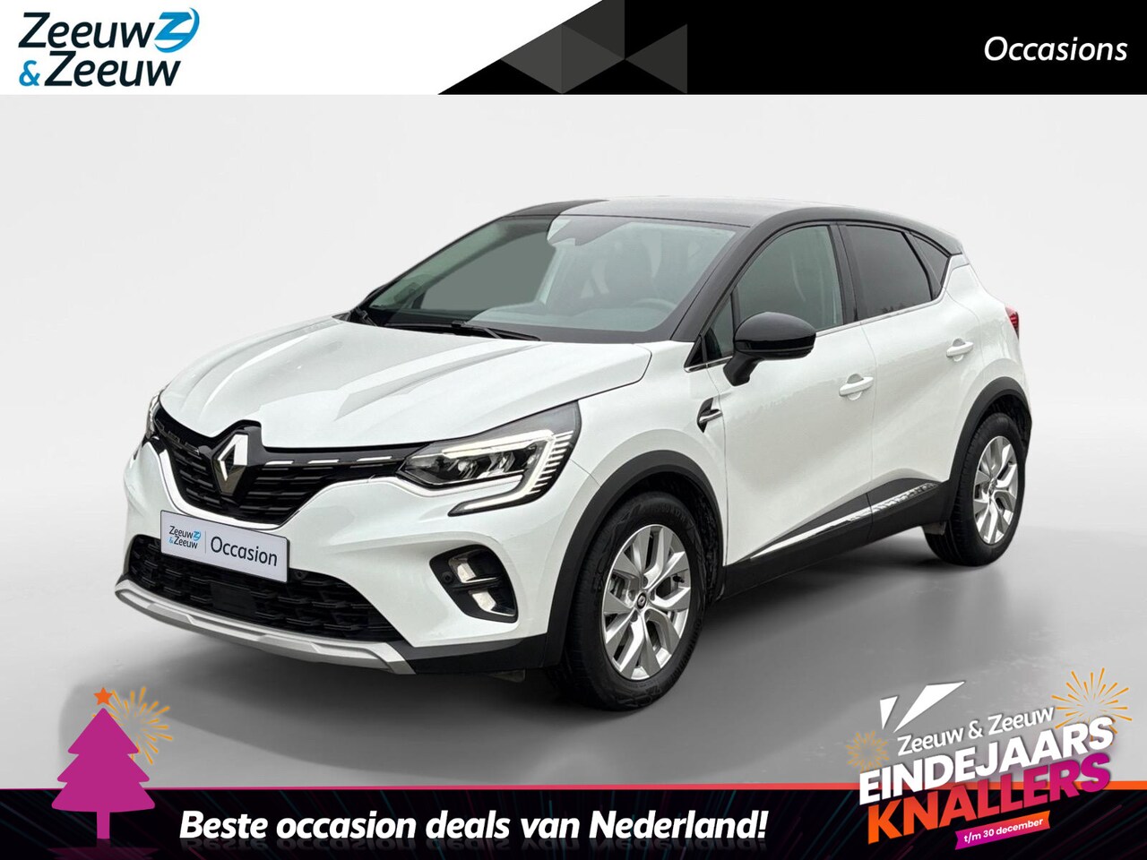 Renault Captur - 145PK E-Tech Hybrid Intens Automaat | Camera | Parkeersensoren | Apple CarPlay/Android Aut - AutoWereld.nl