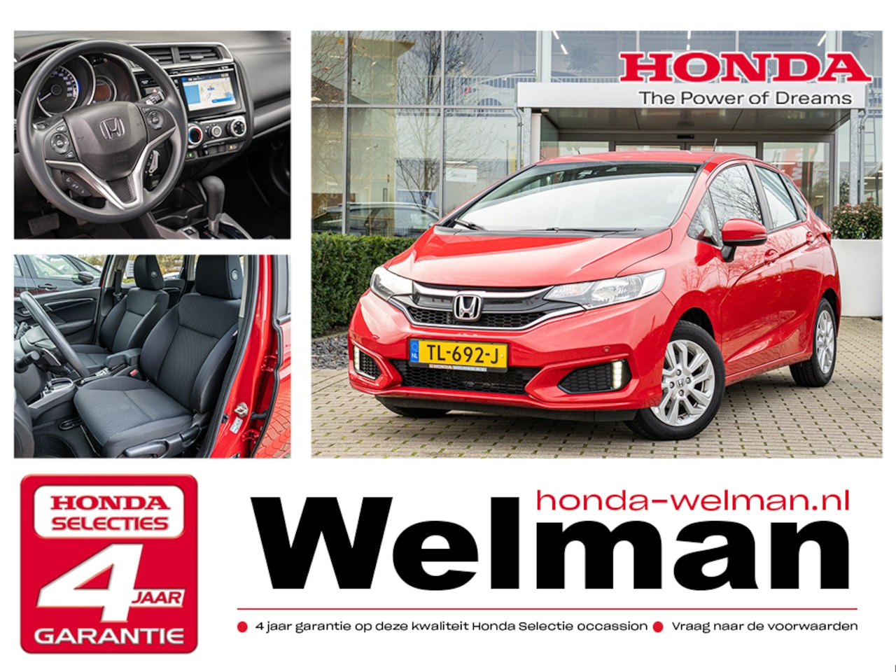 Honda Jazz - 1.3i VTEC COMFORT - AUTOMAAT - CAMERA - NAVIGATIE - AutoWereld.nl