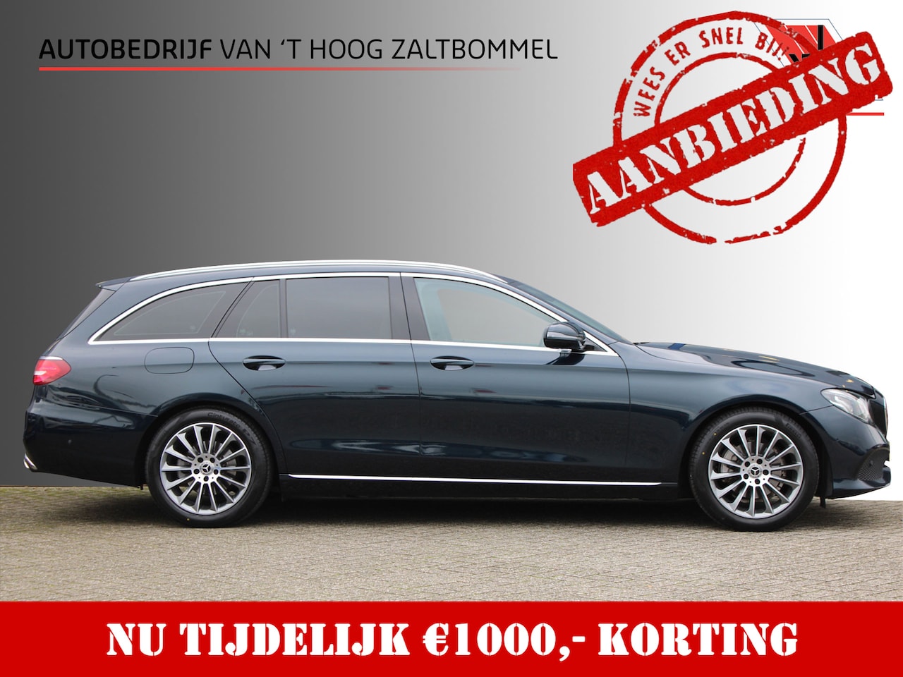 Mercedes-Benz E-klasse Estate - 200 AUT9 Ambition WIDESCREEN DISTRONIC SFEER CARPLAY TREKHAAK - AutoWereld.nl