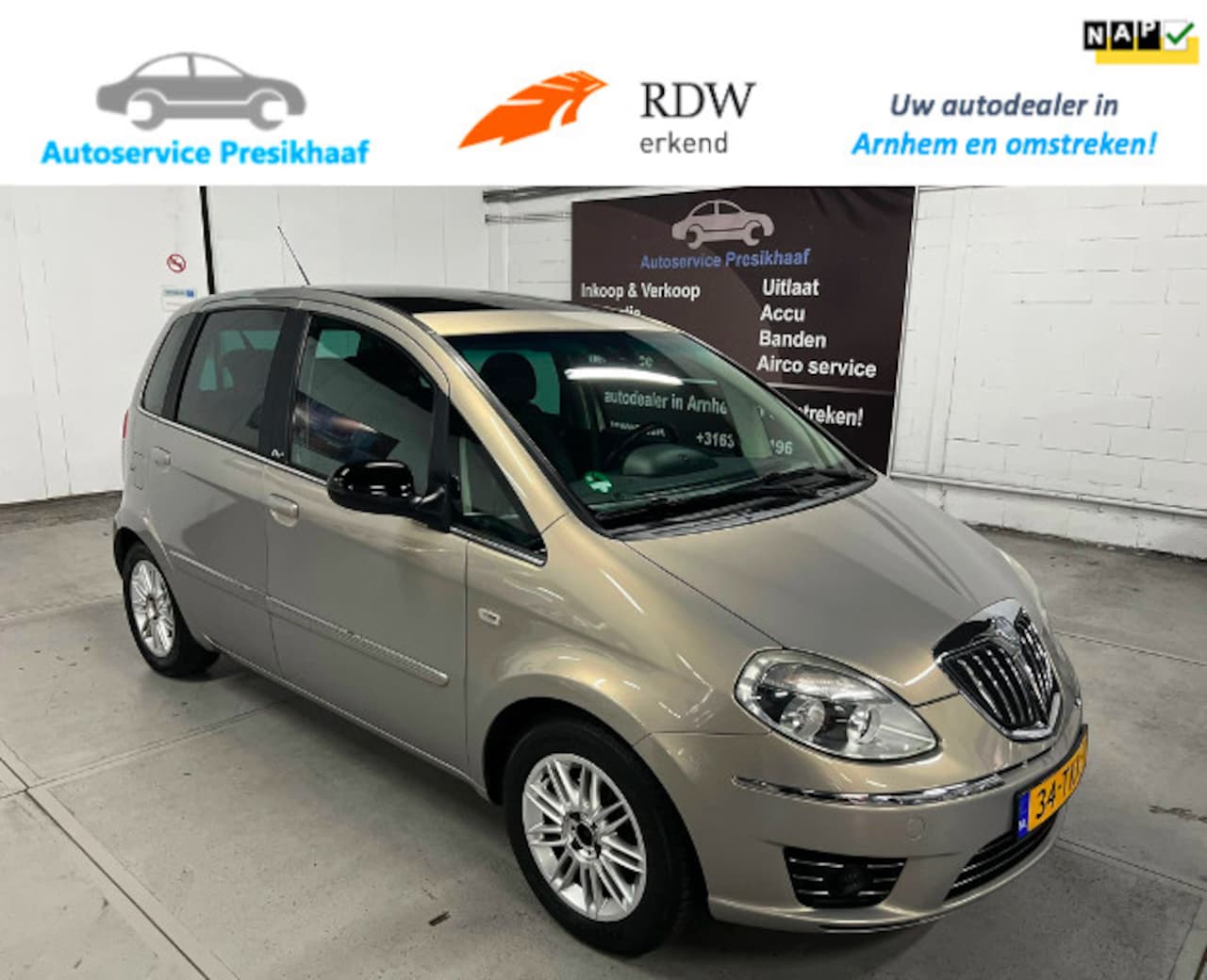 Lancia Musa - 1.4-16V Platinum DFN S&S Automaat - AutoWereld.nl
