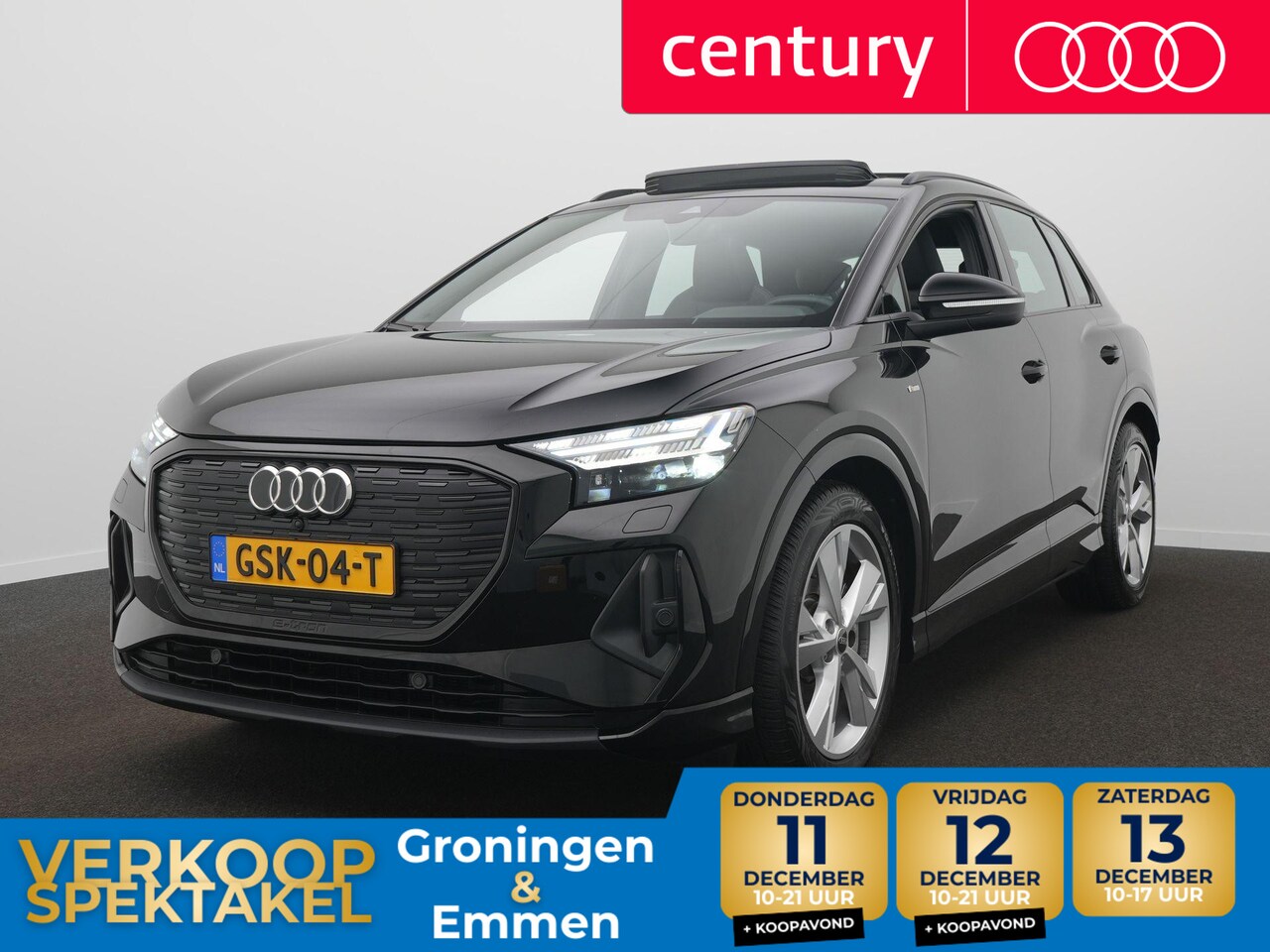 Audi Q4 e-tron - 45 quattro S Edition 82 kWh S-Line | Panoramadak | Matrix LED | 20" LM velgen - AutoWereld.nl