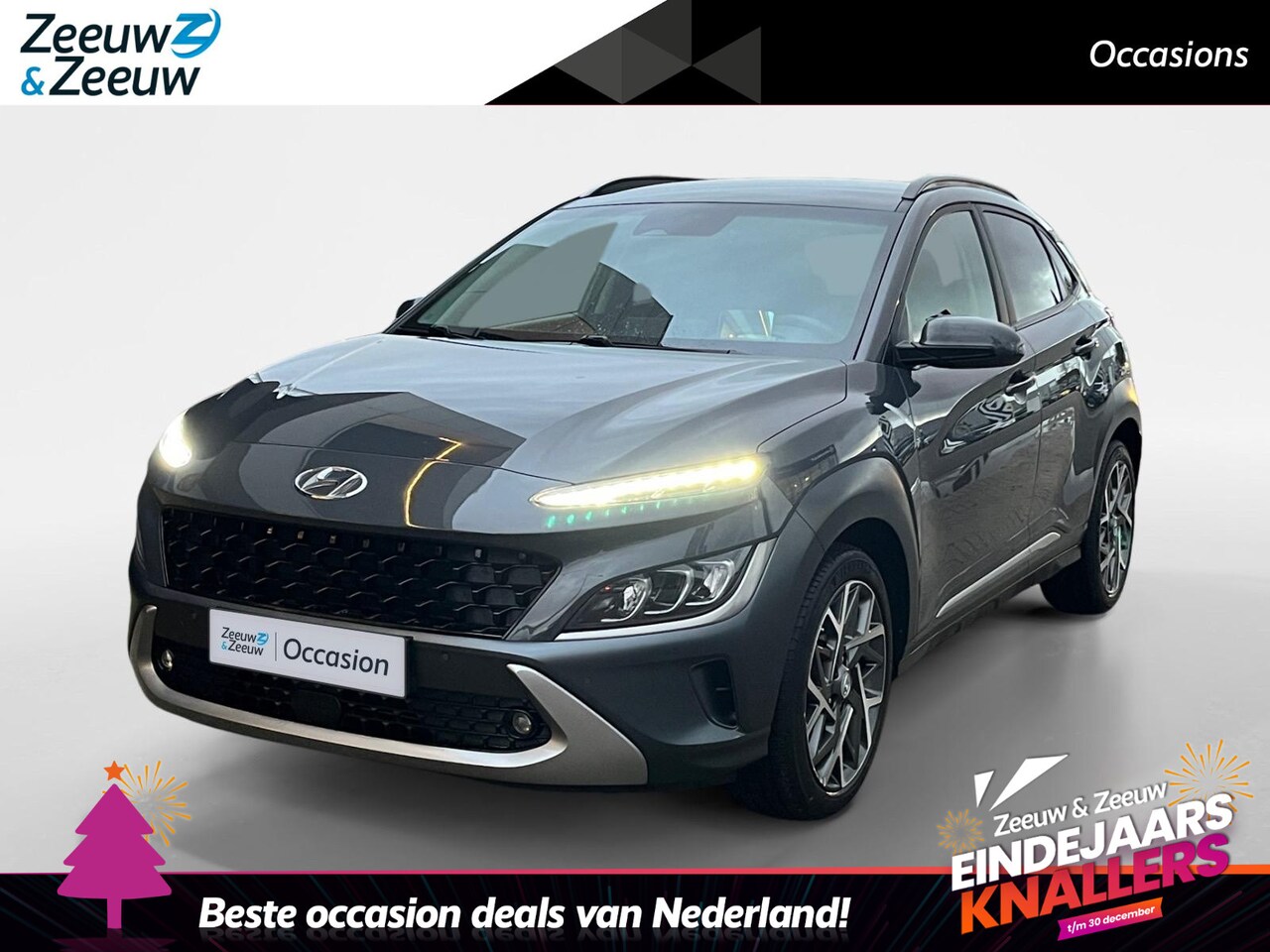 Hyundai Kona - 1.6 GDI HEV Premium | Apple Carplay / Android Auto | Elektrisch Verstelbare Voorstoelen | - AutoWereld.nl