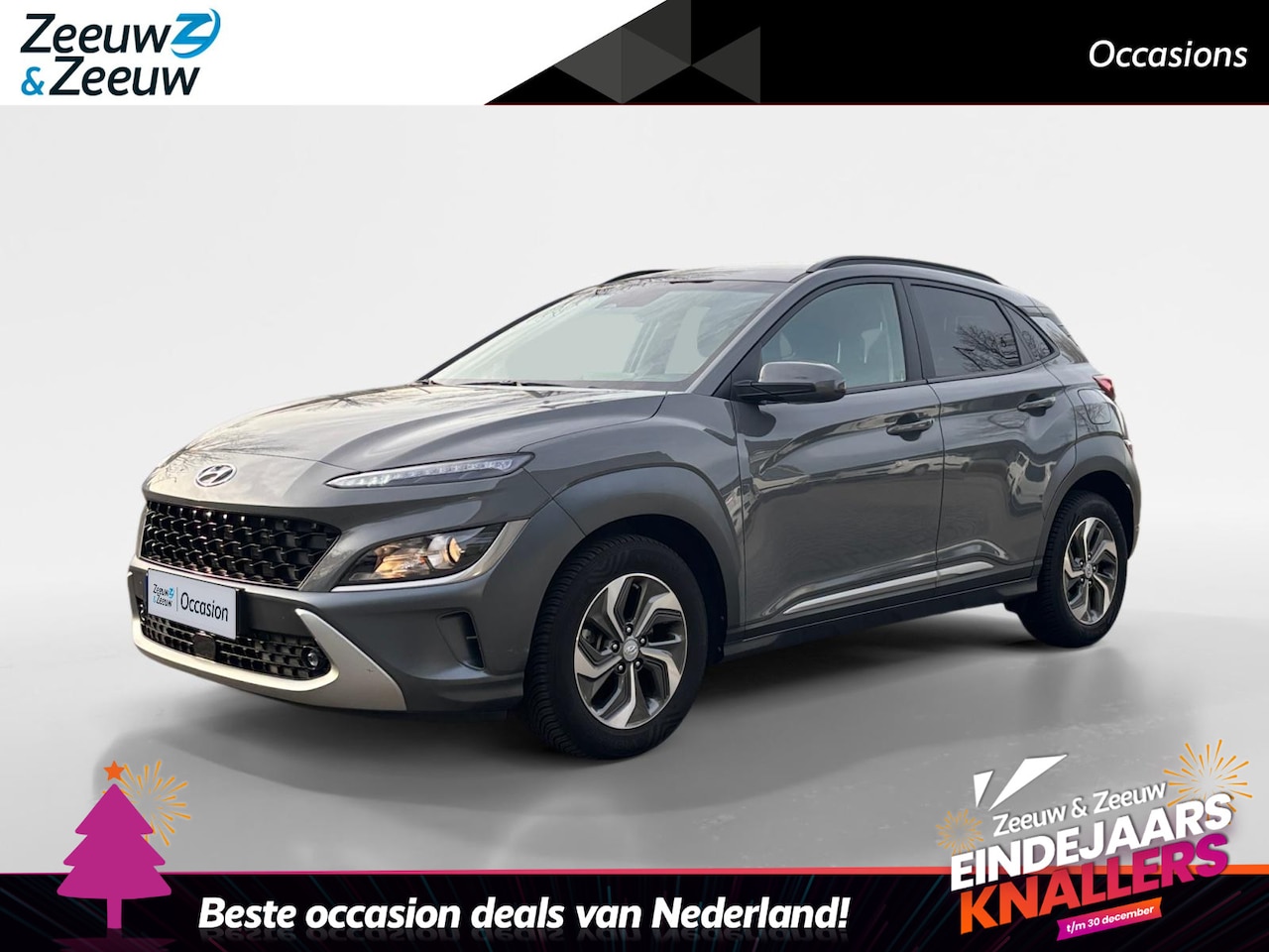 Hyundai Kona - 1.6 GDI HEV Fashion Eerste eigenaar | Navigatie | Dodehoek detectie | Climate control | St - AutoWereld.nl