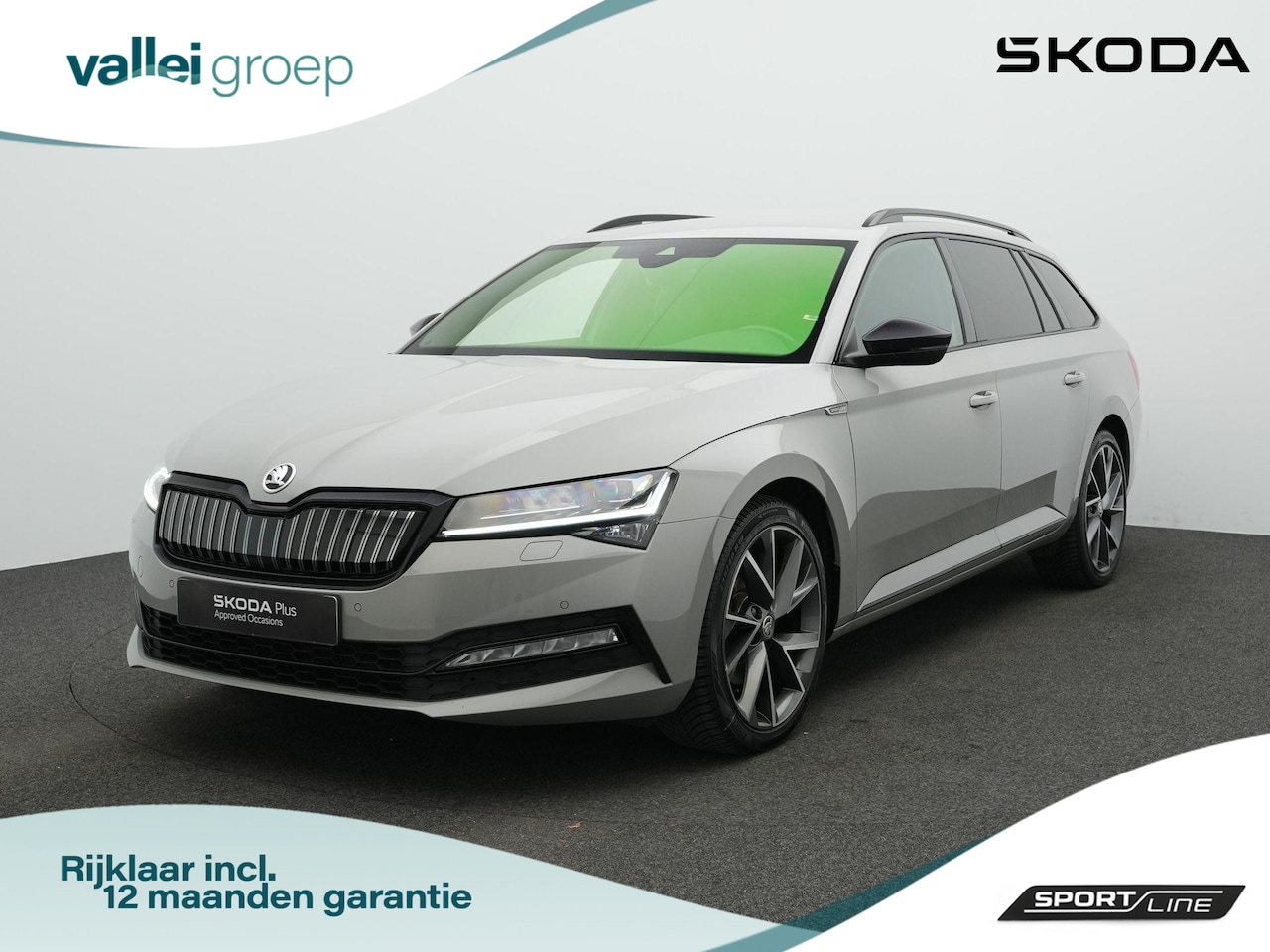 Skoda Superb Combi - 1.4 TSI iV 218 pk DSG Sportline Business | Trekhaak | Geheugenstoelen | Navigatie Columbus - AutoWereld.nl