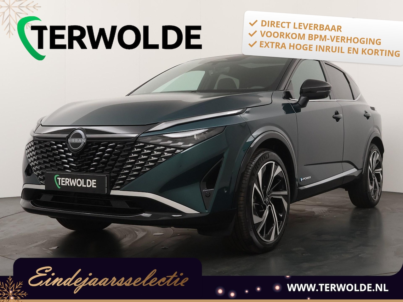 Nissan Qashqai - 1.5 e-Power Tekna Plus | €1.500 korting| Gen3 epower | Elektrische kofferklep | Bose audio - AutoWereld.nl