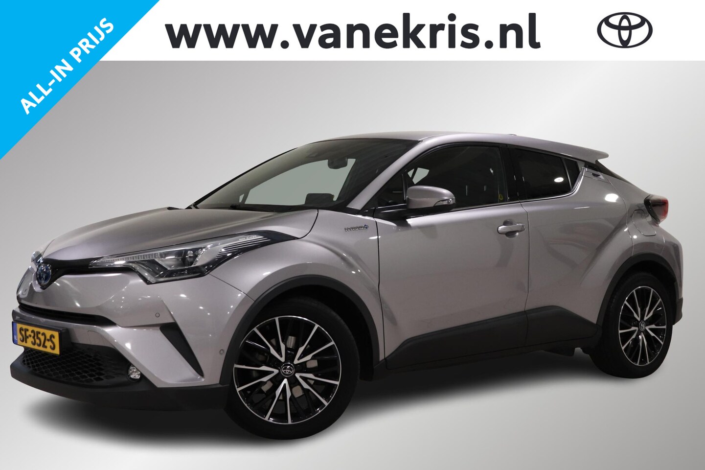 Toyota C-HR - 1.8 Hybrid Executive 1.8 Hybrid Executive, Bearlock, JBL, BSM, Half leder, Cruise Control, Climate Control Sens - AutoWereld.nl