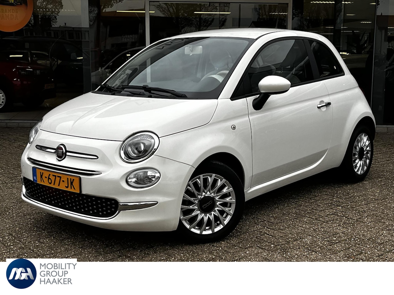 Fiat 500 - 1.0 Hybrid Lounge | Airco | Carplay | Bluetooth | Lage KM stand | - AutoWereld.nl