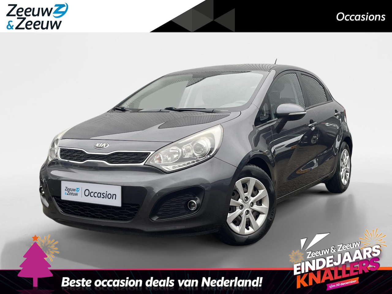 Kia Rio - 1.2 CVVT Plus Pack | Trekhaak | Airco | Privacy Glass | Elektrisch inklapbare buitenspiege - AutoWereld.nl