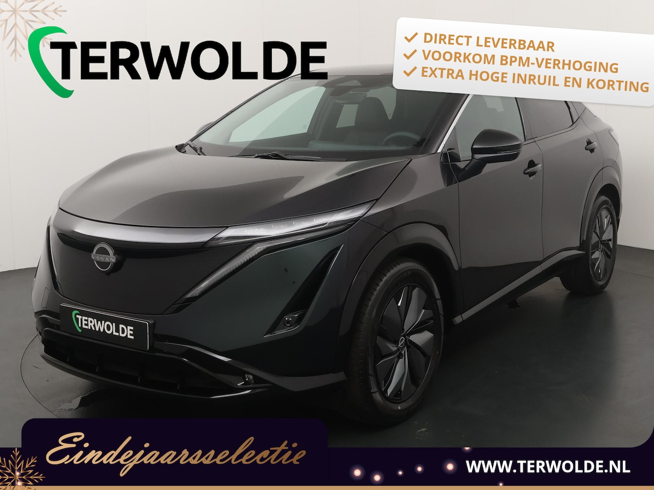 Nissan Ariya - Advance 91 kWh | €7.500 in prijs verlaagd + €2.000 korting | Elektrische achterklep | Stoe - AutoWereld.nl