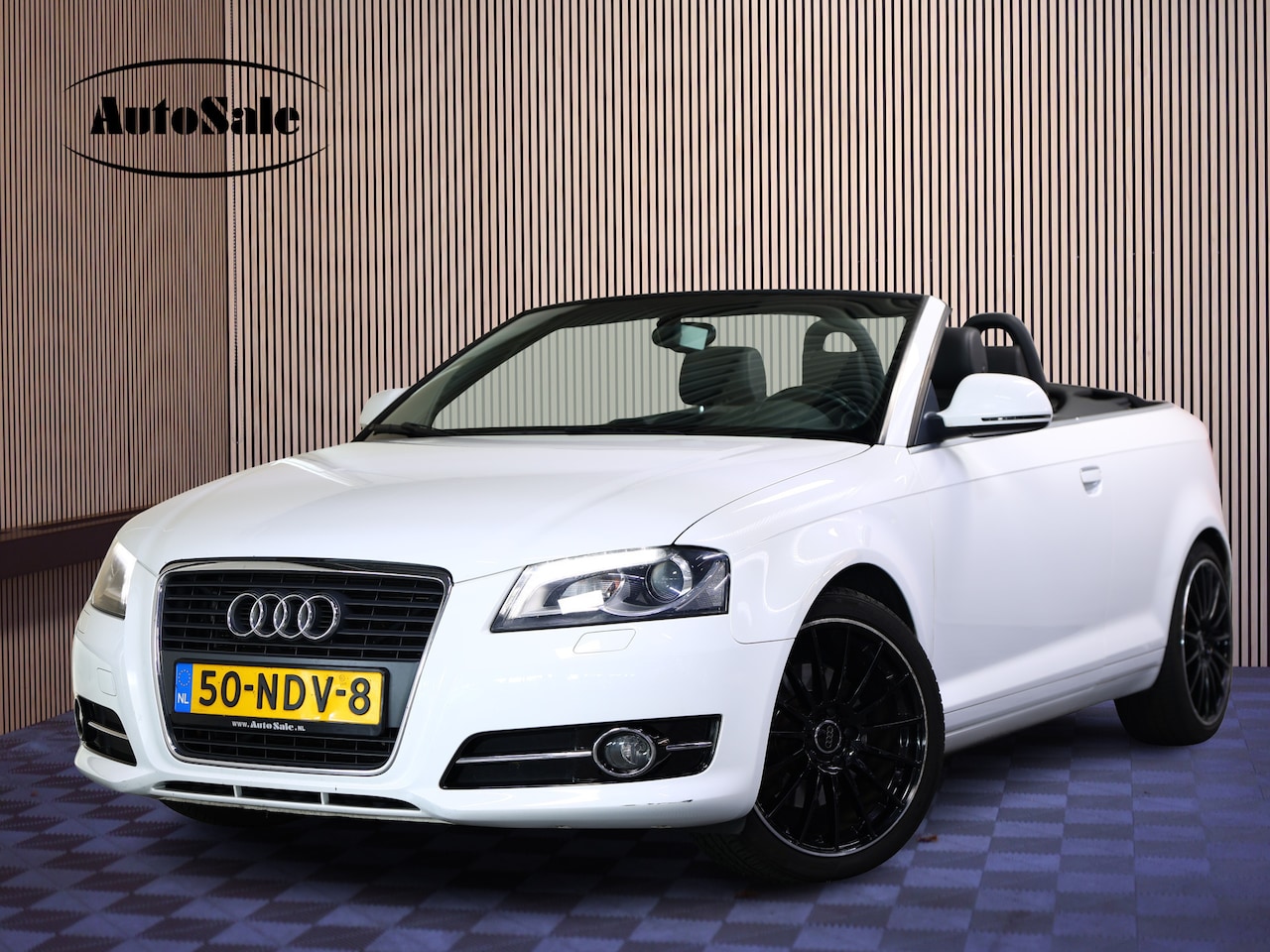 Audi A3 Cabriolet - 2.0 TFSI 200pk S-Tronic BOSE LEDER XENON NAVI BT PDC CRUISE '08 - AutoWereld.nl