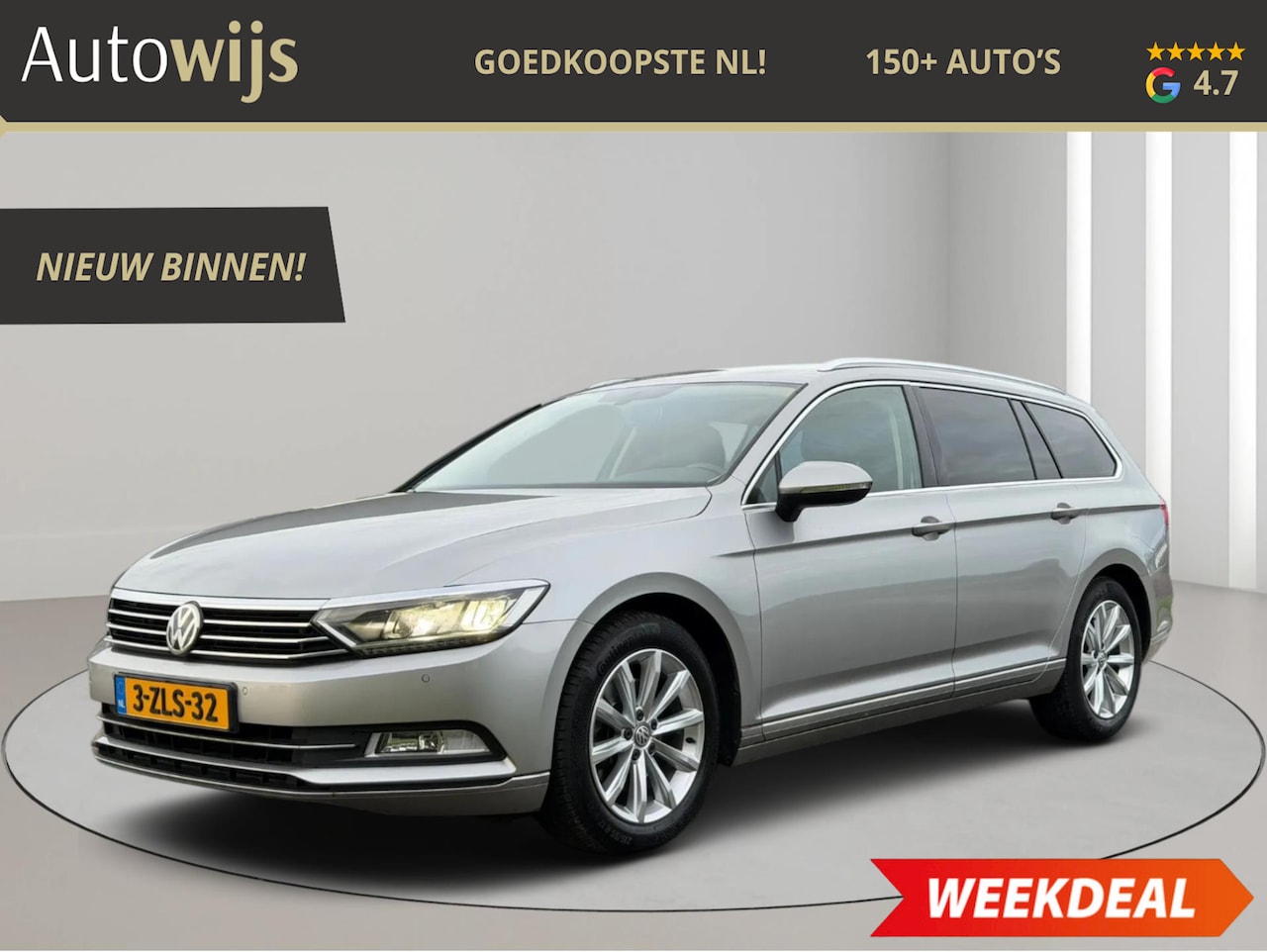 Volkswagen Passat Variant - 1.6 TDI Highline|LED|KEYLESS|PDC|CRUISE|TREKHAAK|LM_VELG - AutoWereld.nl