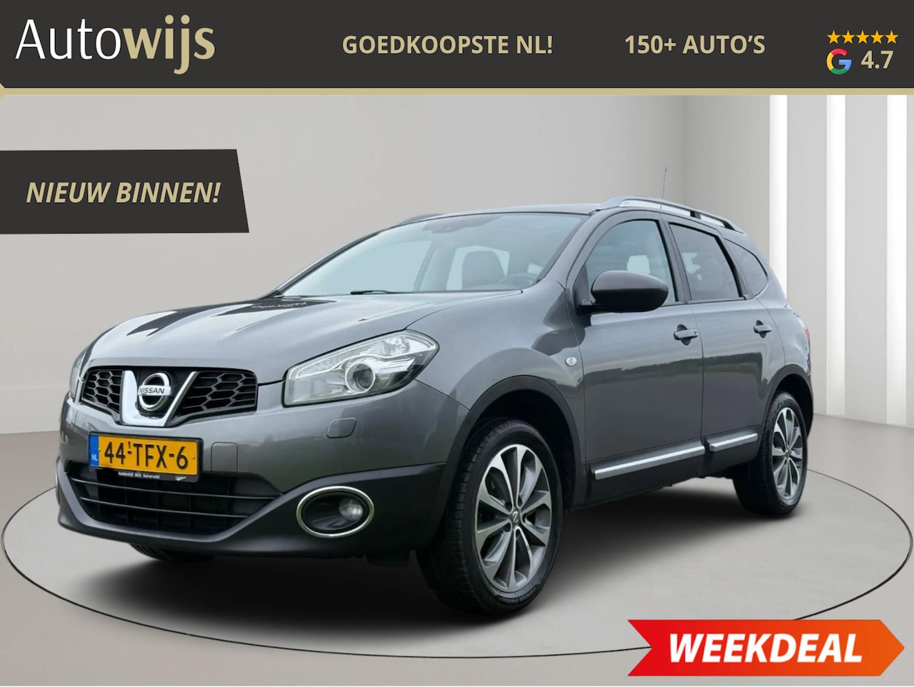 Nissan Qashqai+2 - 2.0 Tekna|7-PERSOONS|PANO|TREKHAAK|LEDER|BOSE|CLIMA|NAVI - AutoWereld.nl