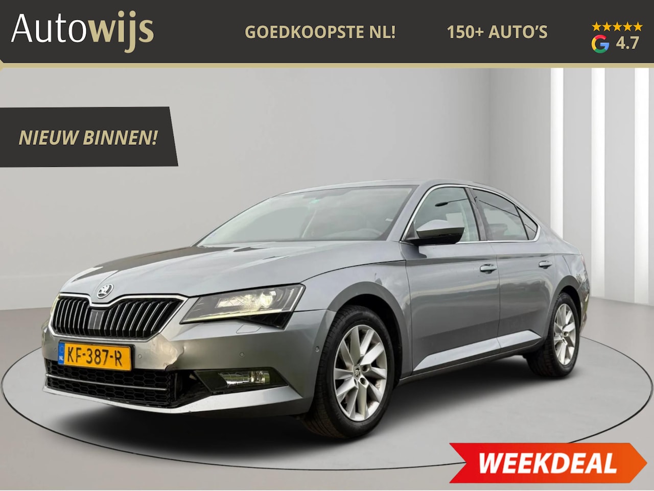 Skoda Superb - 1.4 TSI ACT Style Business|LED|Trekhaak|PDC|NAVI|STOELVERWARMING - AutoWereld.nl