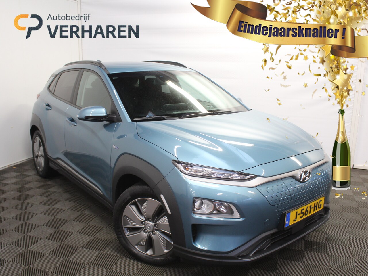 Hyundai Kona Electric - EV Fashion 64 kWh CLIMATE | CAMERA | DAB | CARPLAY | ADAPCRUISE | LED | NAVI | LMV17 - AutoWereld.nl