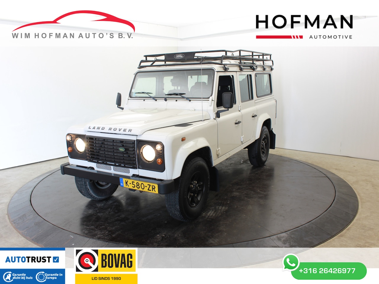 Land Rover Defender 110 - 2.4 TD SW E 7 P | 1e Eigenaar | Topstaat | Youngtimer | Unieke kilometers | - AutoWereld.nl