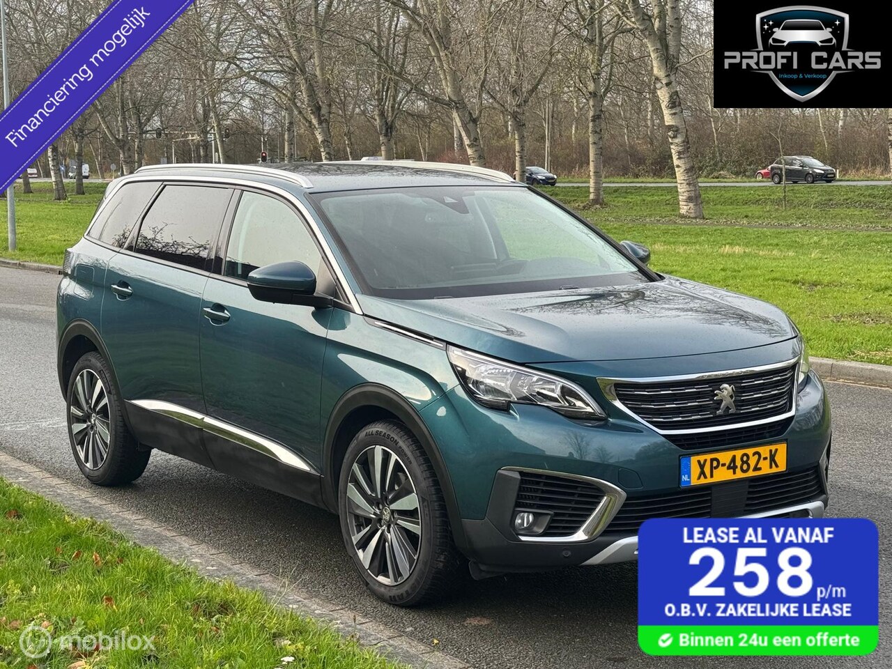 Peugeot 5008 - 1.2 PureTech Allure 7Persoons Navi Camera Leer - AutoWereld.nl