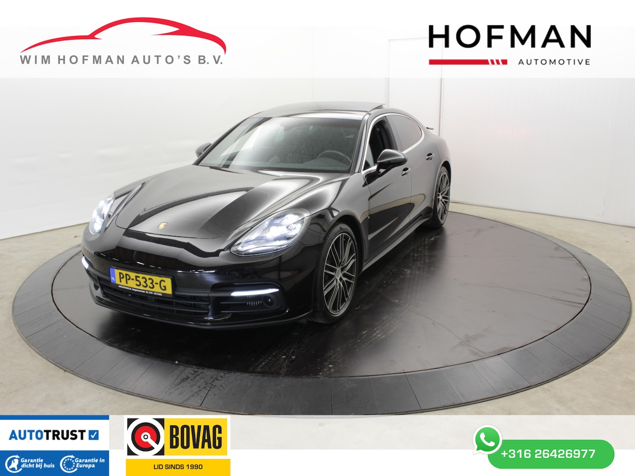 Porsche Panamera - 2.9 4S 440PK Sport-Chrono Panodak Adapt-cruise Camera - AutoWereld.nl