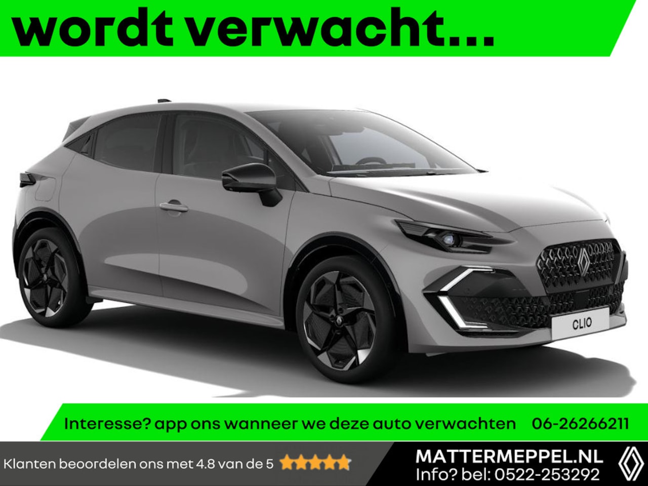 Renault Clio - 1.8 Full Hybrid 160 Techno | Vanaf € | Pack Première | 18 Inch | 360 Camera | Blindspot | - AutoWereld.nl