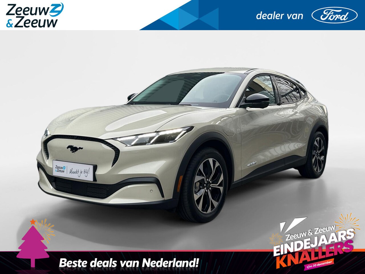 Ford Mustang Mach-E - Standard RWD 75 kWh | Verwachte Levertijd 3 Weken | Prijs inclusief 1000 Euro Ford Voordee - AutoWereld.nl