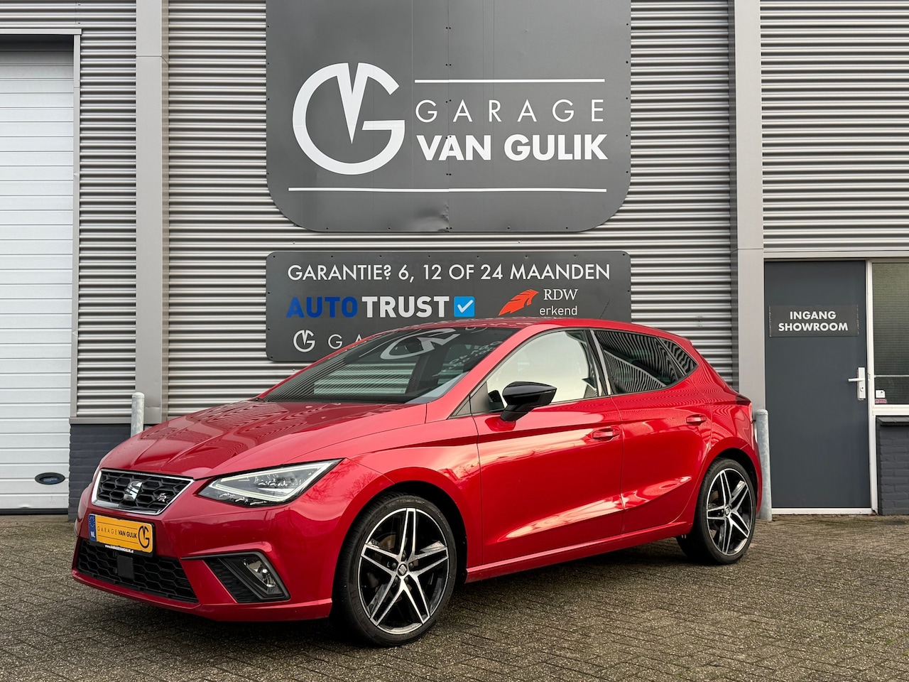 SEAT Ibiza - 1.0 110PK EcoTSI FR Automaat Clima,Cruise,CarPlay,Keyless,Leder/Alcantara,Led,DAB,Pdc,Fron - AutoWereld.nl