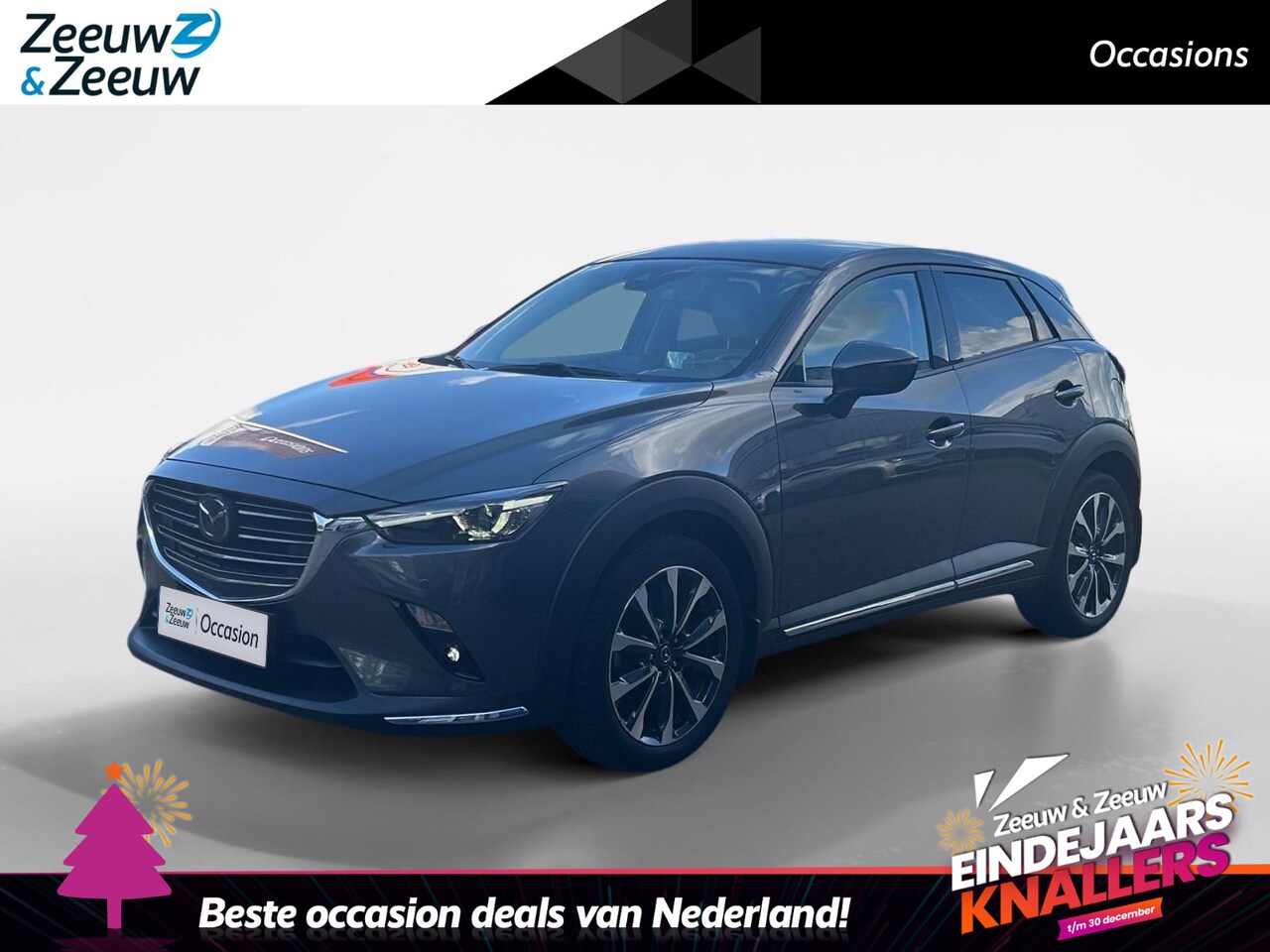 Mazda CX-3 - 2.0 SkyActiv-G 120 GT-M 120pk | Navigatie | Leder interieur | Climate control | Stoel- en - AutoWereld.nl