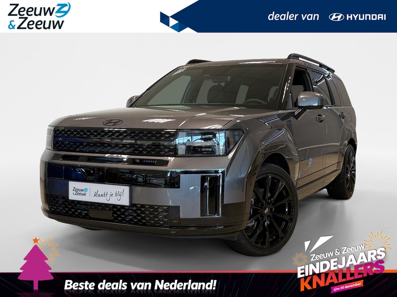 Hyundai Santa Fe - 1.6 PHEV BLACK LINE | 7-PERS. | 4WD | 21'' LM-VELGEN | - AutoWereld.nl