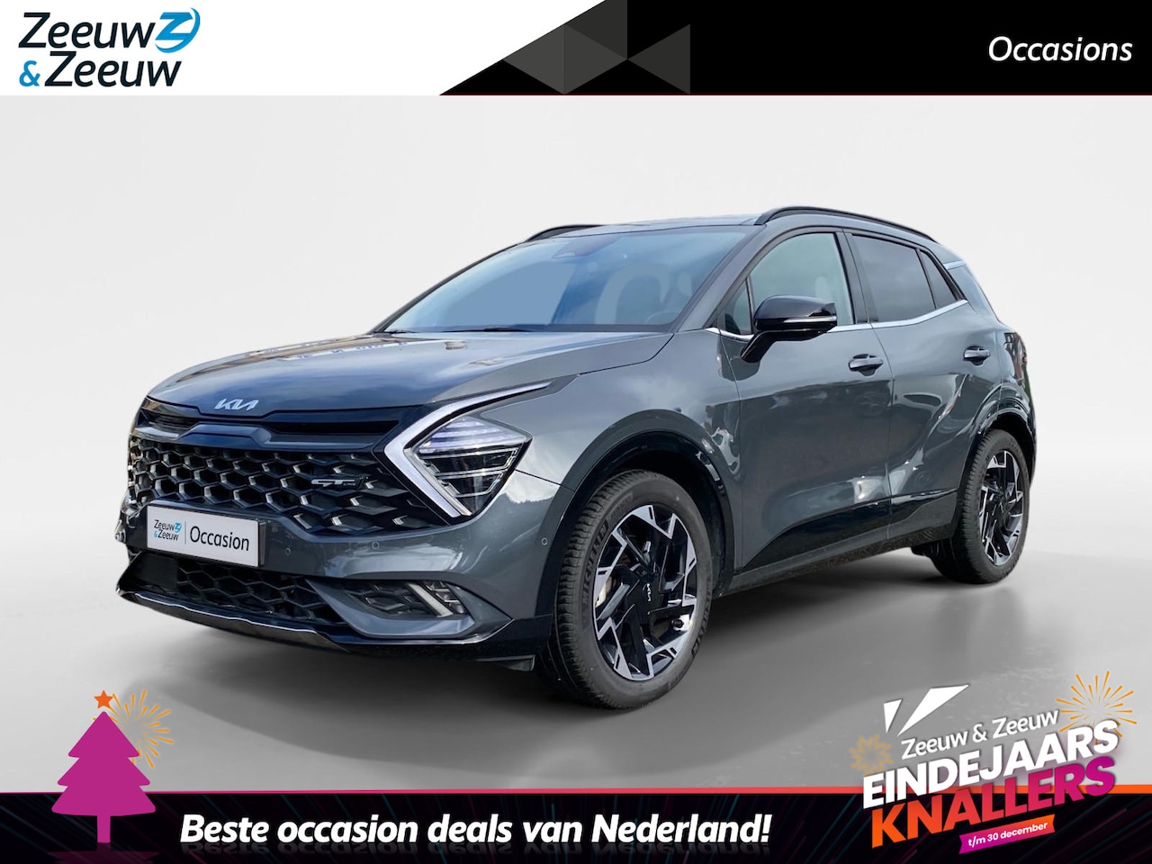 Kia Sportage - 1.6 T-GDi Plug-in Hybrid AWD GT-Line | Panoramadak | Lederen interieur | 19 inch lm-velgen - AutoWereld.nl