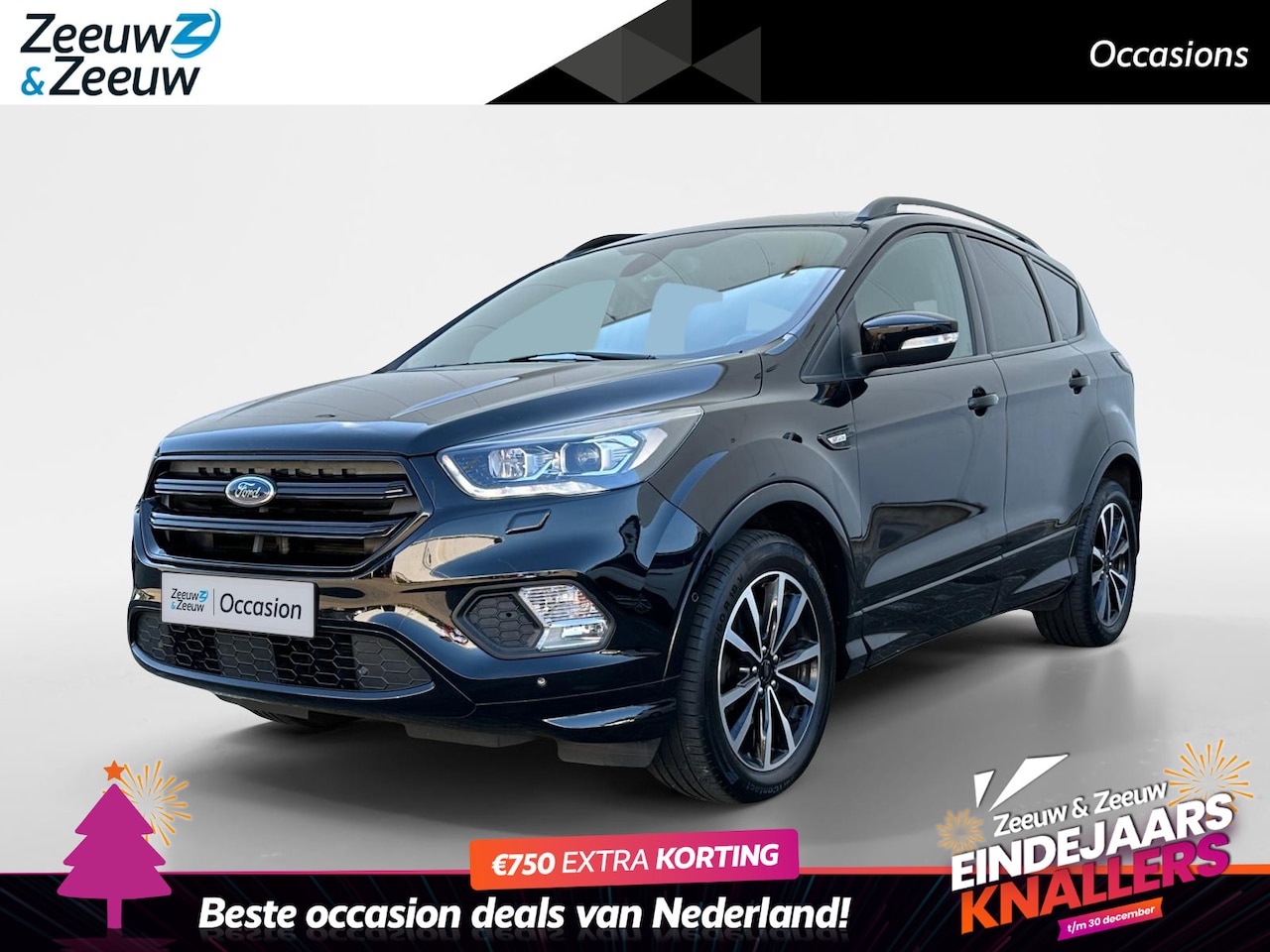 Ford Kuga - 1.5 EcoBoost ST Line | Dealer onderhouden | Navigatie | Parkeersensoren voor + Achter | Ac - AutoWereld.nl