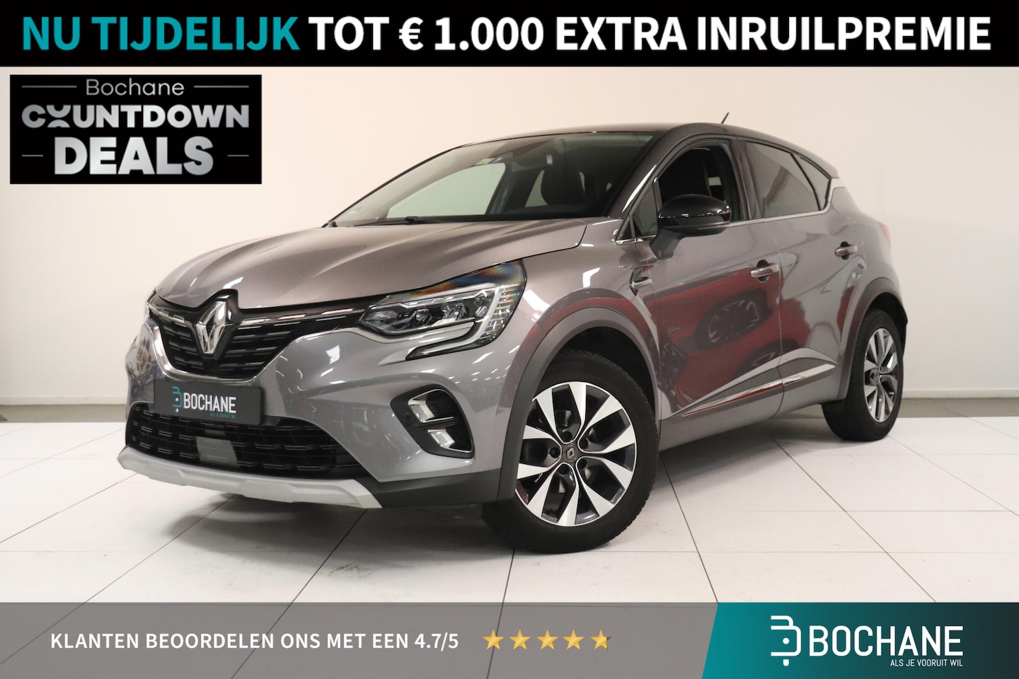 Renault Captur - 1.0 TCe 100 Intens | Camera | Navigatie | Trekhaak | AppleCarplay AndroidAuto | Key less | - AutoWereld.nl
