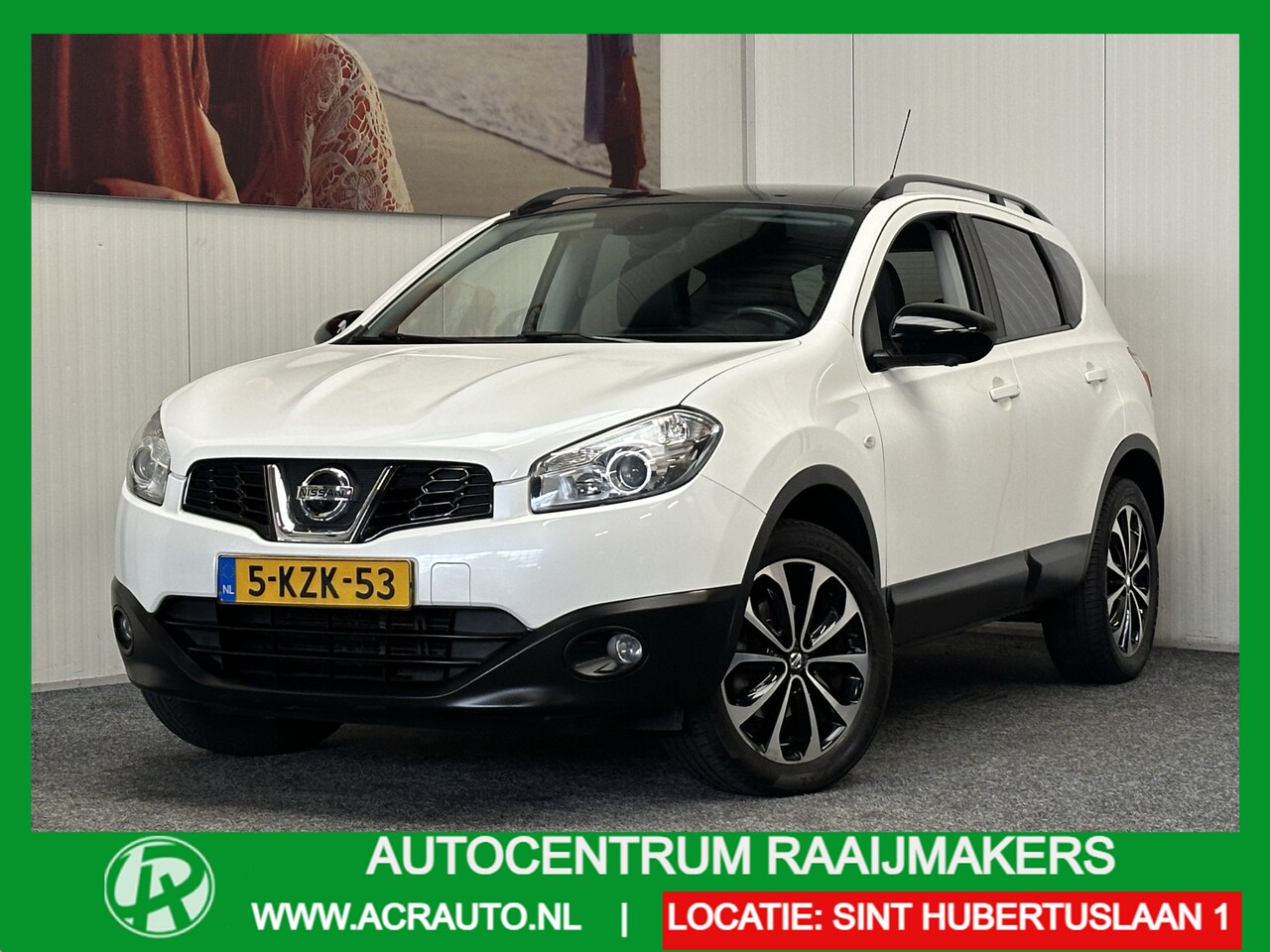 Nissan Qashqai - AUTOMAAT 1.6 TEKNA PANORAMADAK 360 CAMERA TREKHAAK ACHTERUITRIJ CAMERA NAVIGATIE CLIMATE C - AutoWereld.nl
