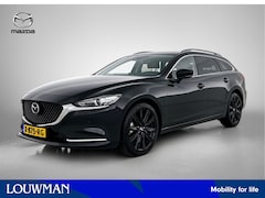 Mazda 6 Sportbreak - 2.0 SkyActiv-G 165 Sportive automaat | Leder | 360 camera | Carplay | Company Car BLACK FR