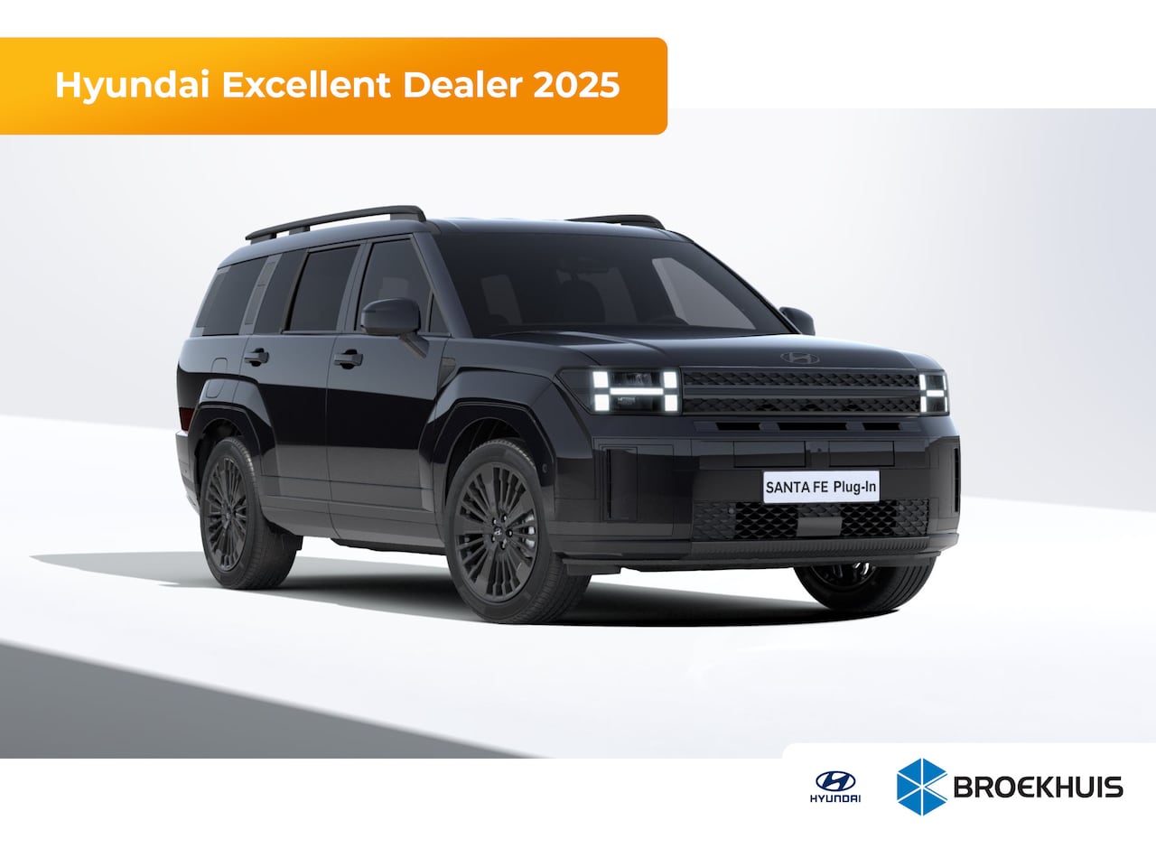 Hyundai Santa Fe - 1.6 T-GDI PHEV Black Line 4WD 7p. | €8000,- korting !! | Achteruitrijcamera | Apple Carpla - AutoWereld.nl