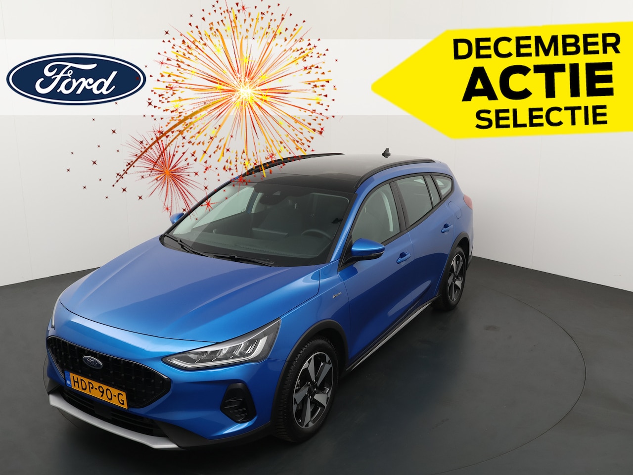 Ford Focus Wagon - EcoBoost Hybrid 155 pk Active | AUTOMAAT | Pano | Winter Pack | B&O | Adapt. Cruise | 4 se - AutoWereld.nl