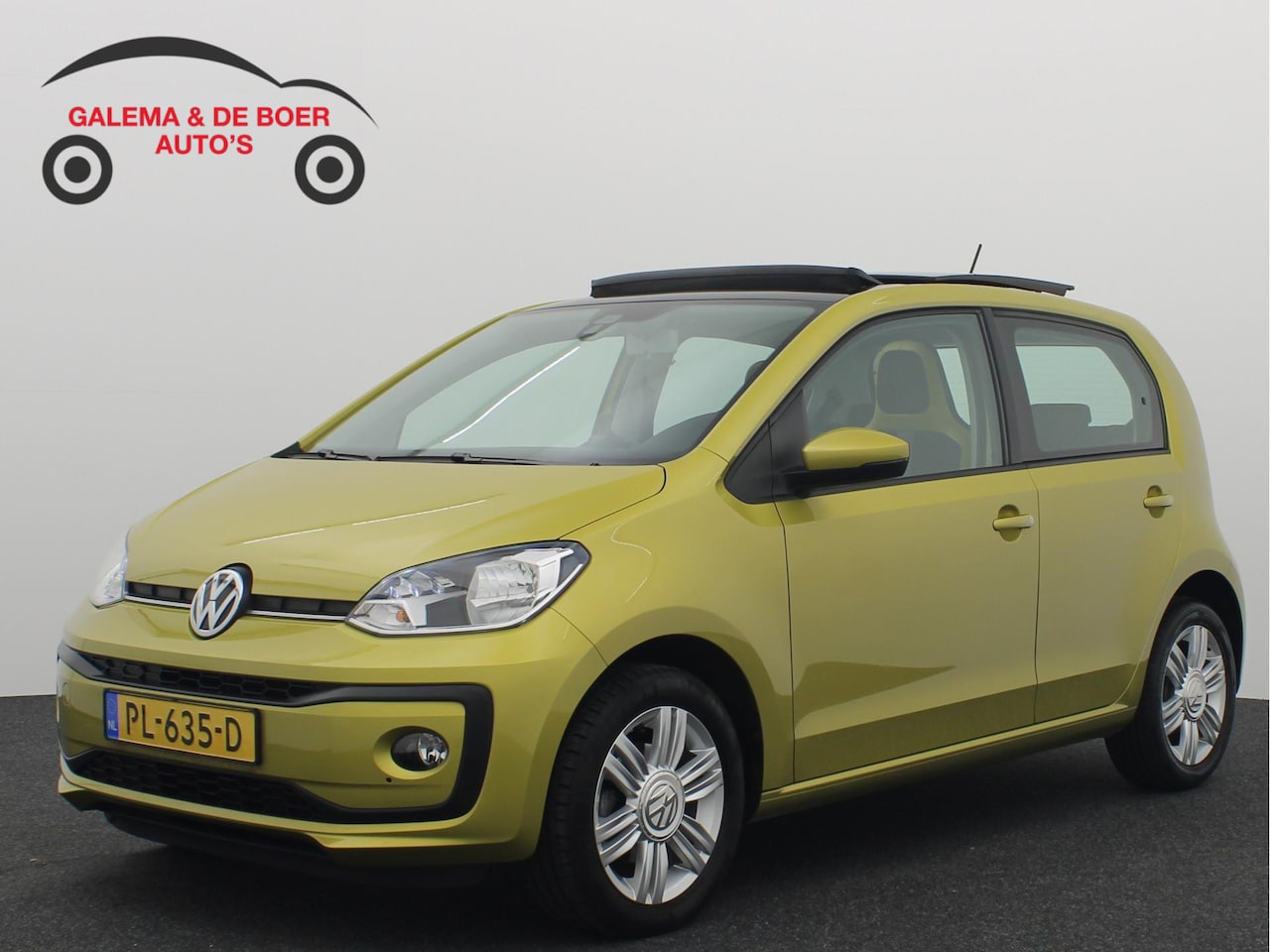 Volkswagen Up! - 1.0 BMT high up! 1STE EIG / PANORAMADAK / STOELVERW / PDC / DAB+ / CLIMA / ELEK RAMEN / NL - AutoWereld.nl