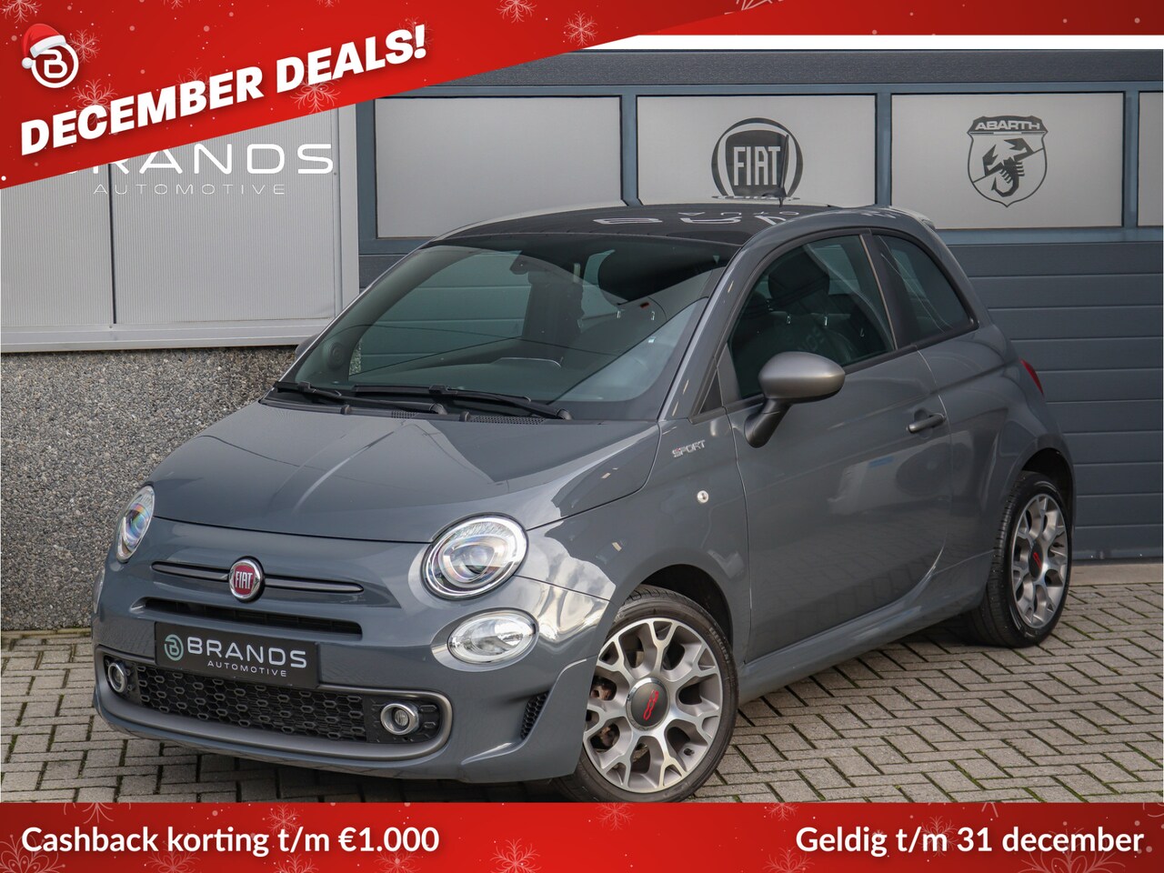 Fiat 500 - 1.0 Hybrid Sport Vol opties Uniek Garantie - AutoWereld.nl