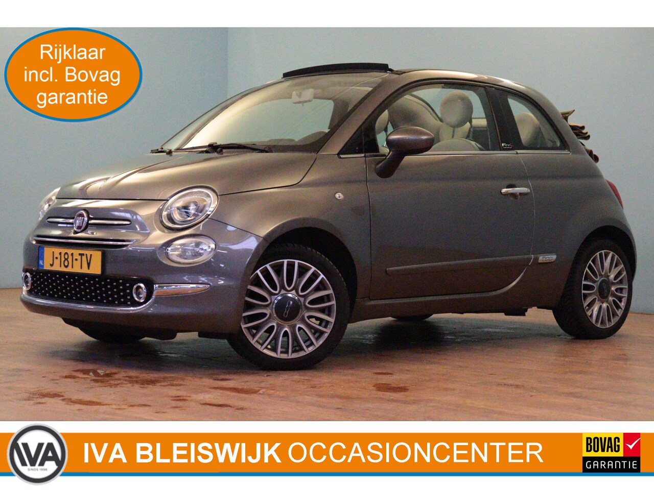 Fiat 500 - Cabrio 1.2 Lounge | APPCONNECT | CLIMA | CRUISE | LMV | LED-DAGRIJ | - AutoWereld.nl