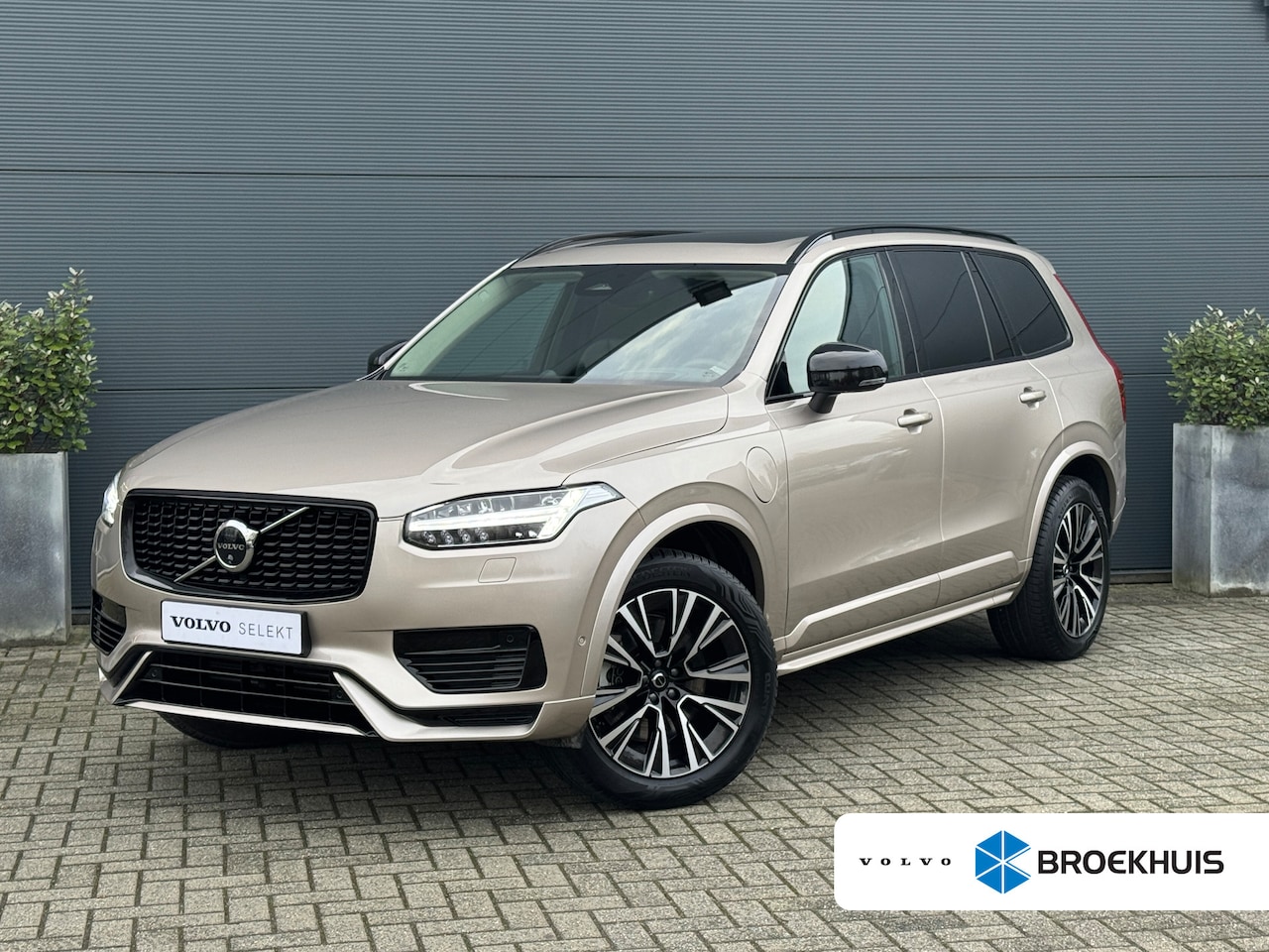 Volvo XC90 - 2.0 T8 Plug-in hybrid AWD Ultra Dark | Luchtvering | Bowers&Wilkins | Massage | HUD | Trek - AutoWereld.nl