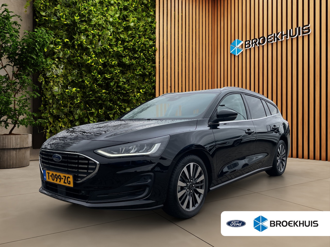 Ford Focus Wagon - 1.0 EcoBoost Hybrid Titanium X | AGR-stoel | B&O | Elek. Trekhaak | Stoel-stuurverw. | LED - AutoWereld.nl