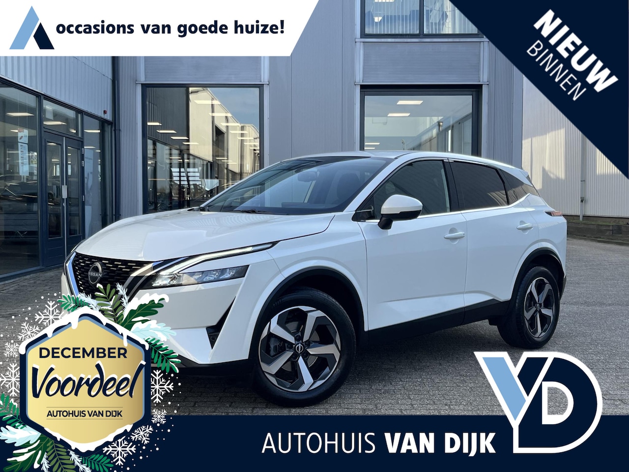 Nissan Qashqai - 1.3 MHEV Xtronic N-Connecta | Carplay/Navi/360°/18-inch/Blind Spot - AutoWereld.nl