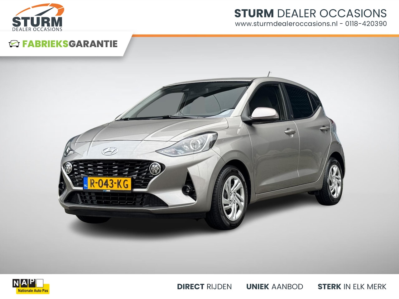 Hyundai i10 - 1.0 Premium NL-Auto, Meest Luxe Uitvoering! - AutoWereld.nl