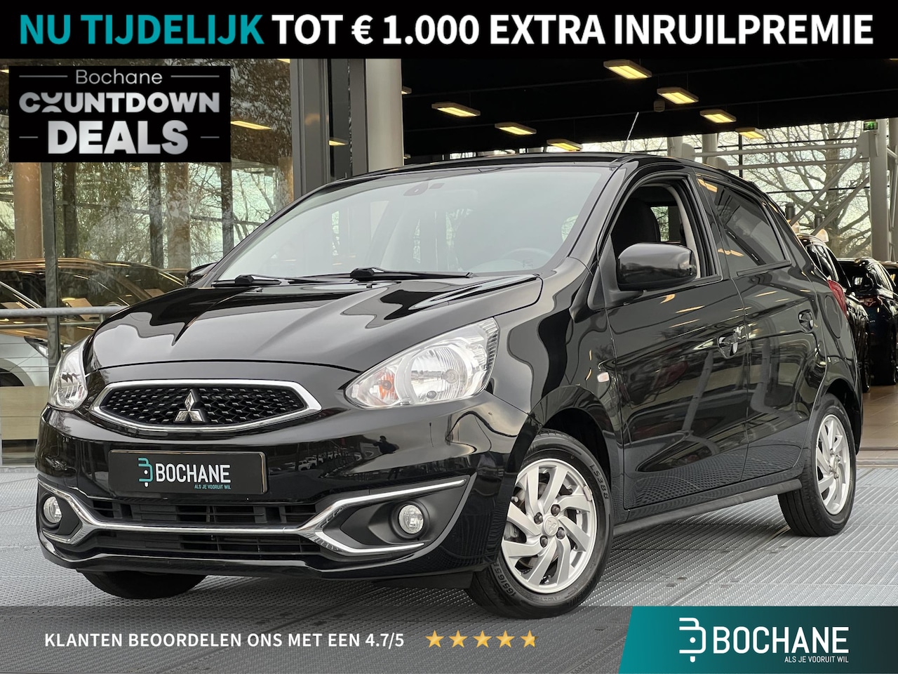 Mitsubishi Space Star - 1.0 Active | Full Map Navigatie | Carplay/Android | Airco | - AutoWereld.nl