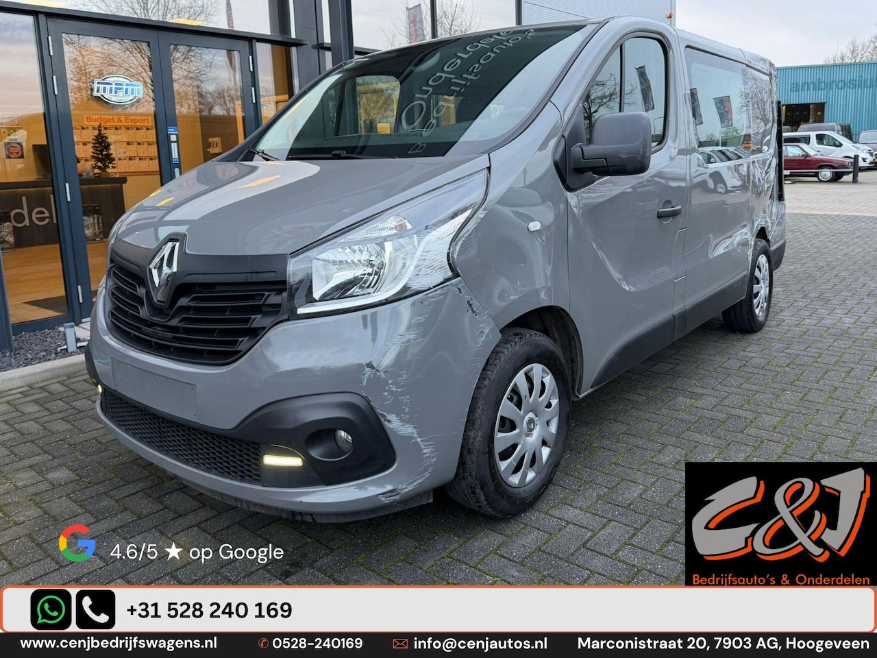 Renault Trafic - L1H1 1.6 dCi 145 Energy Confort DC 2.9T schade airco cruise - AutoWereld.nl