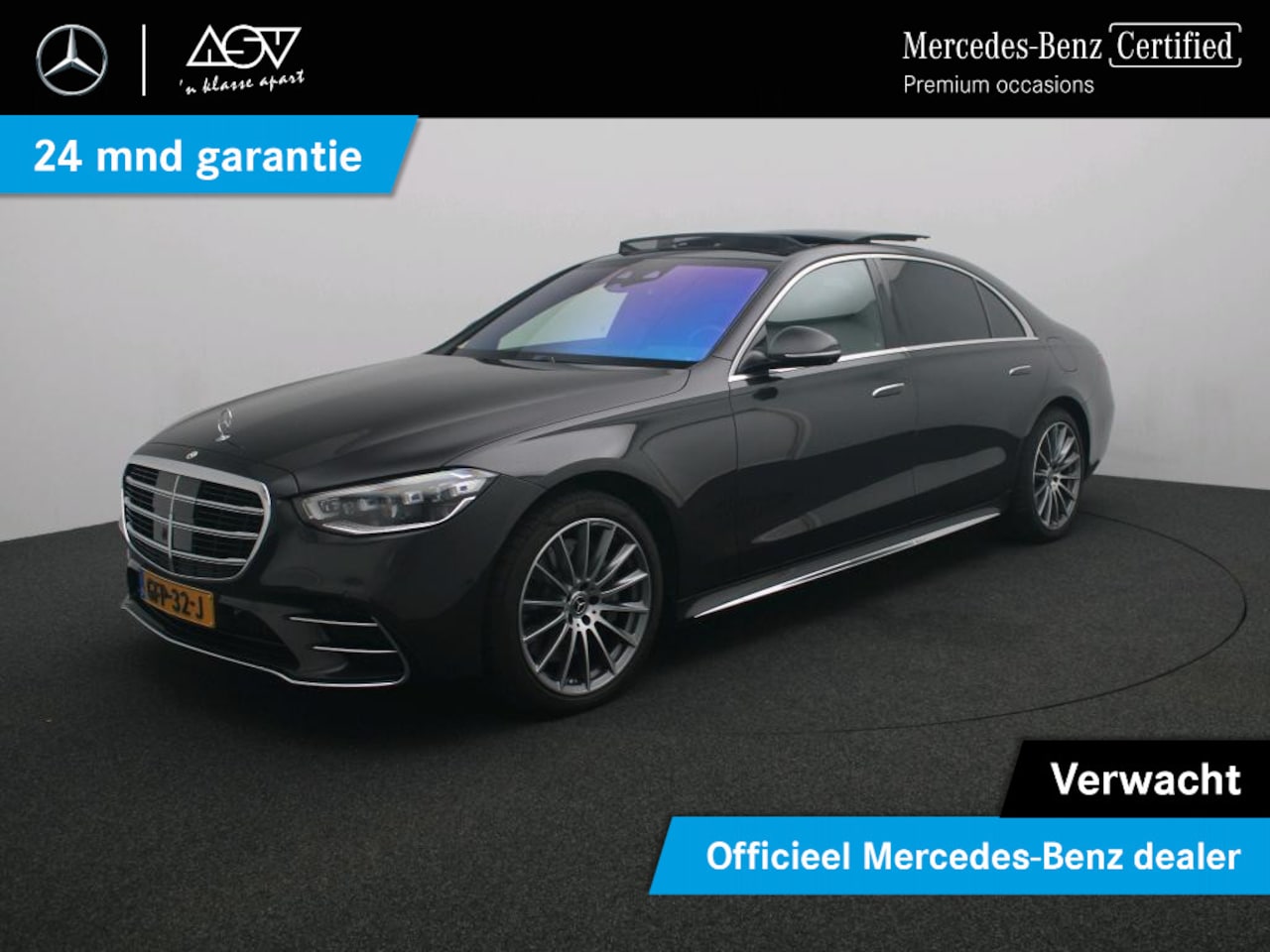 Mercedes-Benz S-klasse - 450 e AMG Lang | Panorama - Schuifdak | Burmester 3D Surround System | Stoelventilatie/-ve - AutoWereld.nl