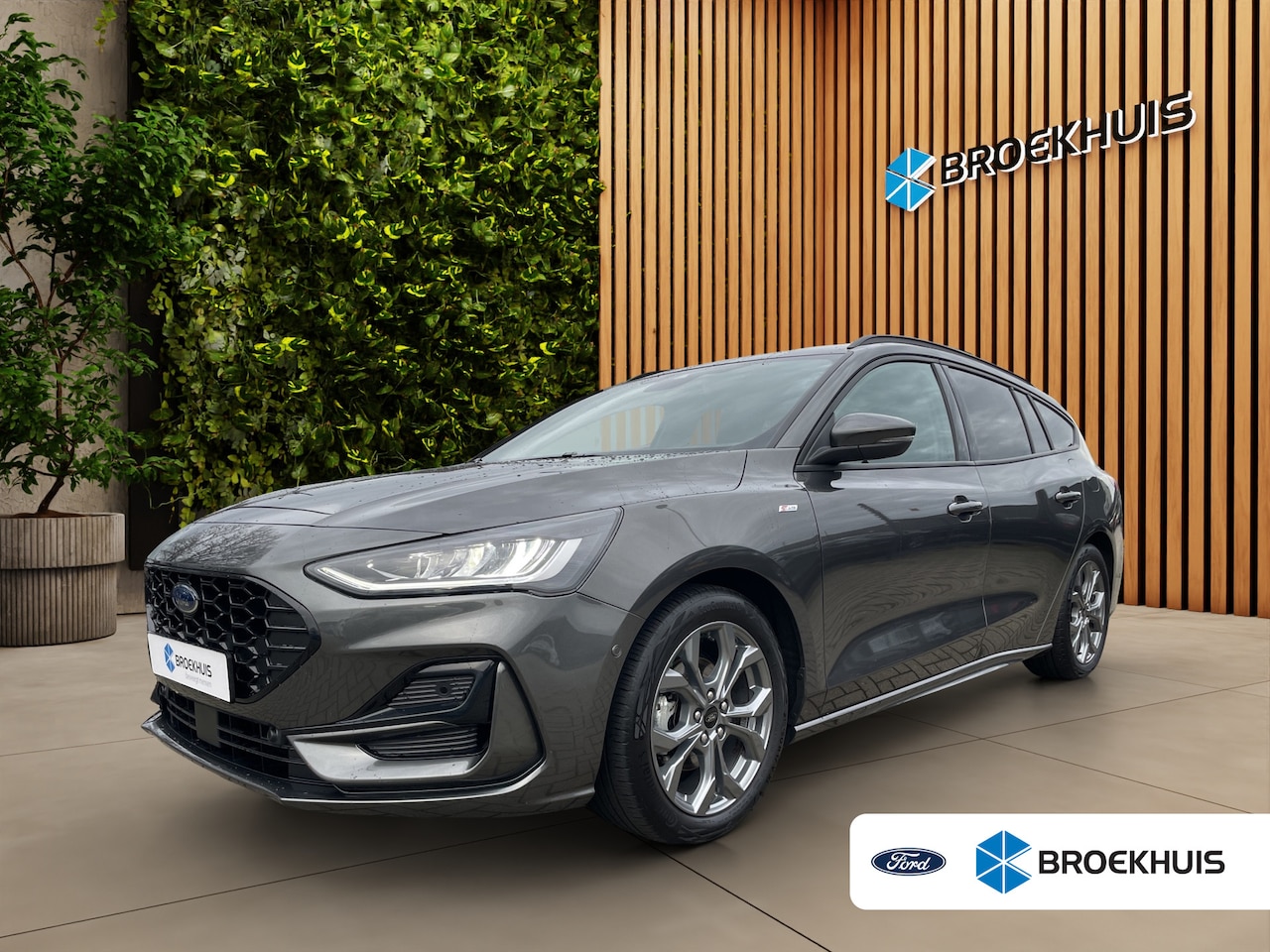 Ford Focus Wagon - 1.0 EcoBoost Hybrid ST Line | Adapt. Cruise | Afn. Trekhaak | 1500kg trekgewicht! | Draadl - AutoWereld.nl