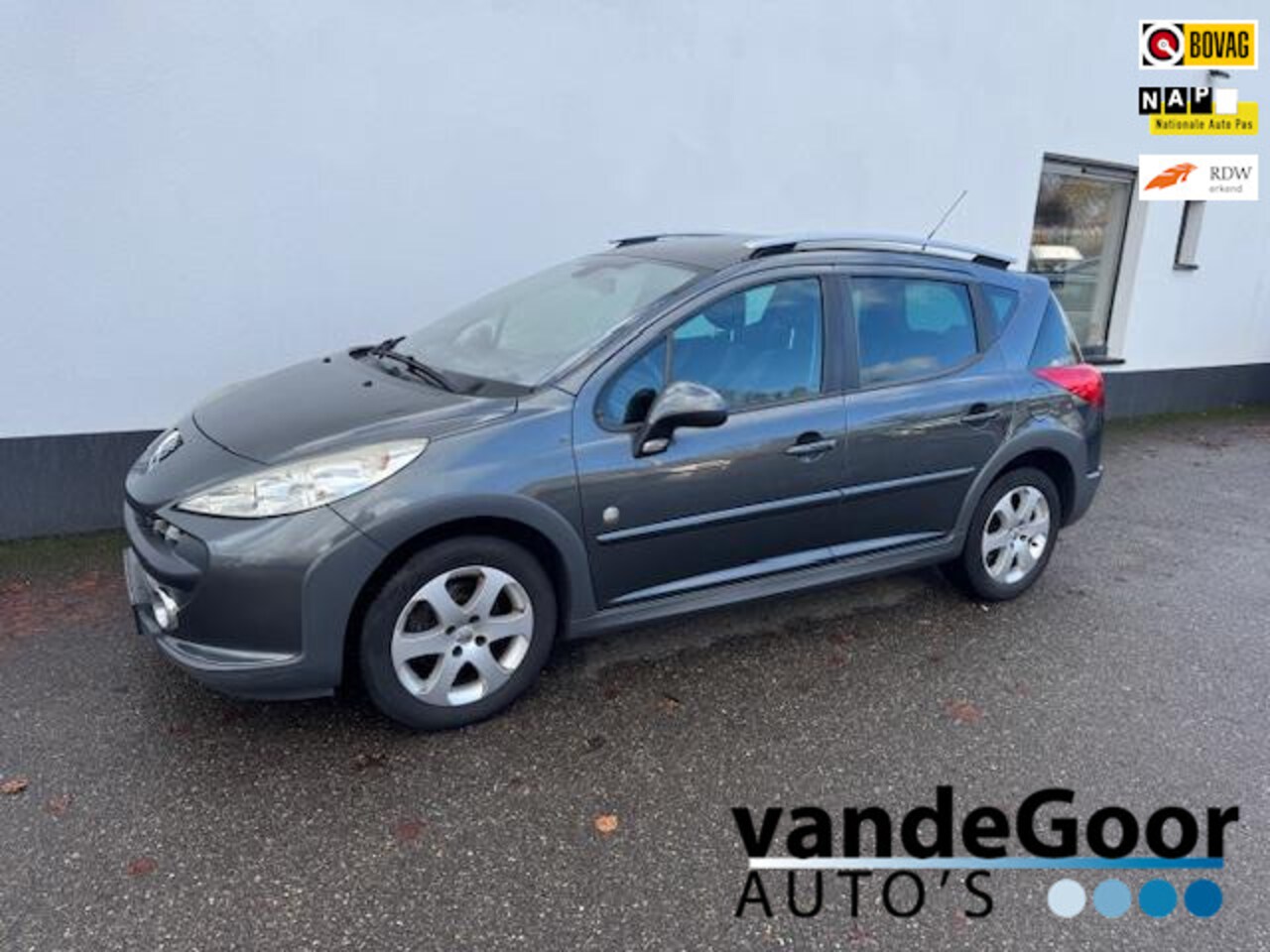 Peugeot 207 SW Outdoor - 1.6 VTi XS 1.6 VTi XS, '09, cruise, clima, pano.dak en trekhaak ! - AutoWereld.nl